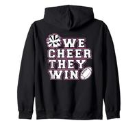 We Cheer They Win - Cheerleader Team Sport Girl Cheerleading Sweat à Capuche