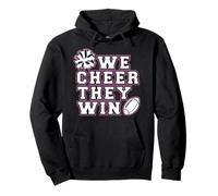 We Cheer They Win - Cheerleader Team Sport Girl Cheerleading Sweat à Capuche
