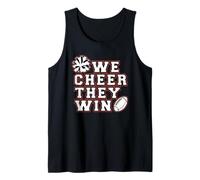 We Cheer They Win - Cheerleader Team Sport Girl Débardeur