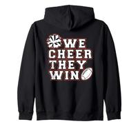 We Cheer They Win - Cheerleader Team Sport Girl Sweat à Capuche
