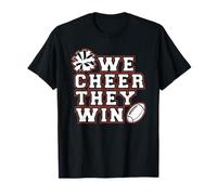 We Cheer They Win - Cheerleader Team Sport Girl T-Shirt