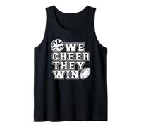 We Cheer They Win - Girl Cheerleading Cheerleader Team Sport Débardeur