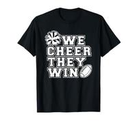 We Cheer They Win - Girl Cheerleading Cheerleader Team Sport T-Shirt