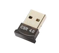 WE Clé Bluetooth USB, Adaptateur Dongle Bluetooth 4.0 pour Casque, Souris, Manette, Clavier, Imprimantes, PC, Smartphone, Tablette, Compatible avec Windows 10/8.1/8/7/XP - Noir