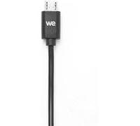 Bundle Chargeur + câble micro USB Chargeur secteur 2.4A = 12W total + câble 1m noir