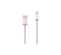 We Connect WE Câble USB/Lightning en nylon 1 m Or rose