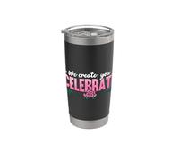 We Create You Celebrate Loves Planificateur d'événements de mariage Gobelet isotherme en acier inoxydable double paroi