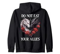 We Do Not Eat Allies Dragon Book Lover Dark Romance Smutty Sweat à Capuche