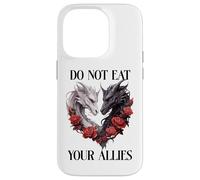 We Do Not Eat Allies Dragons in My Fantasy Era Book Dragon Coque pour iPhone 14 Pro