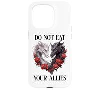 We Do Not Eat Allies Dragons in My Fantasy Era Book Dragon Coque pour iPhone 15 Pro
