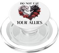We Do Not Eat Allies Dragons in My Fantasy Era Book Dragon PopSockets PopGrip pour MagSafe