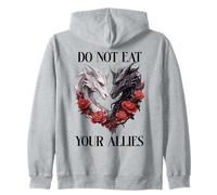 We Do Not Eat Allies Dragons in My Fantasy Era Book Dragon Sweat à Capuche