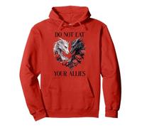 We Do Not Eat Allies Dragons in My Fantasy Era Book Dragon Sweat à Capuche