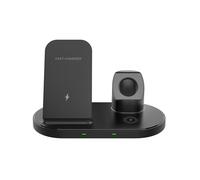WE Dock de charge Apple 3-en-1 iPhone / AirPods / Apple Watch - Induction 18W max - Câble USB/USB-C et adaptateur USB-C inclus - Noir