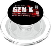 We Don't Care Gen X Élevé sur la négligence de l'eau du Tuyau 1965 1980 PopSockets PopGrip pour MagSafe