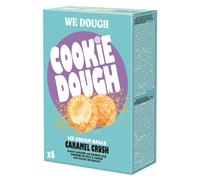 WE DOUGH Caramel Crush Glace caramel au beurre salé enrobée de pâte à cookie - 6 x 180 g