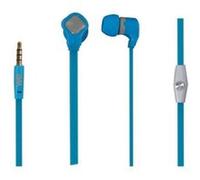 WE Écouteurs Intra-Auriculaires et Micro, Oreillettes Intra-Auriculaires Filaires Plat Prise Jack 3,5mm Anti-Bruit Casque Ergonomique Stéréo avec Microphone avec pour iPhone, Smartphones Android et MP3 - Bleu - Neuf