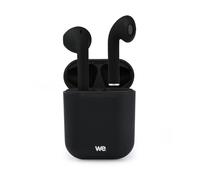 WE Ecouteurs Bluetooth 5.0 - Léger sans Fil - Microphone intégré Boitier de Recharge de 300 mAh Contrôle Tactile - Noir