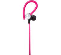 Ecouteurs Sport Waterproof Rose Intra-auriculaire, Tour d'oreille Câble plat - Neuf