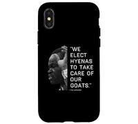 We Elect Hyenas to Take Care of Goats - Plo Lumumba Kenya Coque pour iPhone X/XS