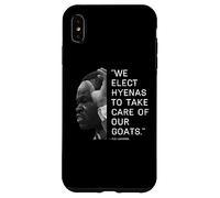 We Elect Hyenas to Take Care of Goats - Plo Lumumba Kenya Coque pour iPhone XS Max