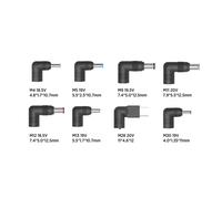 WE Embout pour Chargeur Universel pour PC Portable 90W Format SLIM avec 8 Fiches - Noir