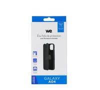 WE Etui folio AIMANTE SAMSUNG GALAXY A04 Noir: fermeture magnétique - anti-chocs - Accès caméra - porte-cartes - Fonction support