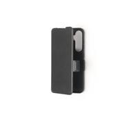 WE Etui Folio Classique Noir: avec fenêtre - Anti-Chocs - léger - Ultra-Fin - Fonction Support - accès caméra - Compatible pour Galaxy S24