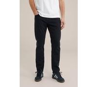 We Fashion 5-pocket Mid Waist Black Taille: 31/34 | Jeans droits Outlet | Homme | Le Noir