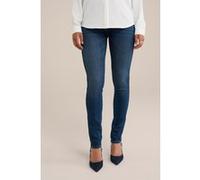 We Fashion 5-pocket Mid Waist Dark Blue Taille: W27L32 | Pantalons slim Outlet | Femme | Bleu