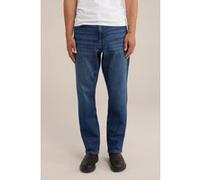 We Fashion 5-pocket Mid Waist Dark Blue Taille: W28L32 | Jeans droits Outlet | Homme | Bleu