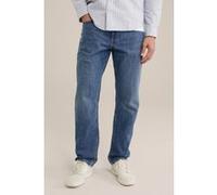 We Fashion 5-pocket Mid Waist Dark Blue Taille: W30L32 | Jeans Outlet | Homme | Bleu