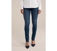 We Fashion 5-pocket Mid Waist Dark Blue Taille: W33L32 | Pantalons skinny Outlet | Femme | Bleu
