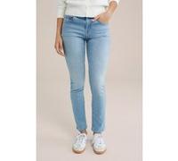 We Fashion 5-pocket Mid Waist Light Blue Taille: 28 | Pantalons de costume Outlet | Femme | Bleu