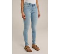 We Fashion 5-pocket Mid Waist Light Blue Taille: W28L32 | Pantalons skinny Outlet | Femme | Bleu