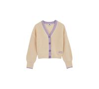 WE Fashion Cardigan beige / violet clair, Taille 158-164