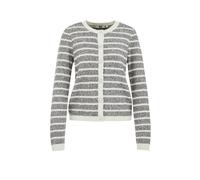 WE Fashion Cardigan gris / blanc, Taille XS