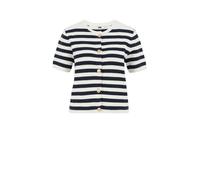 WE Fashion Cardigan marine / blanc, Taille XL