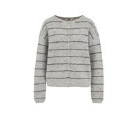 WE Fashion Cardigan marron / gris clair, Taille M