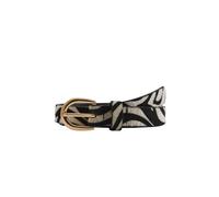 WE Fashion Ceinture noir / blanc cassé, Taille 64