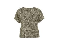 WE Fashion Chemisier beige / noisette / noir, Taille 4XL