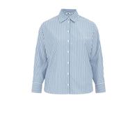 WE Fashion Chemisier bleu ciel / blanc, Taille L-XL