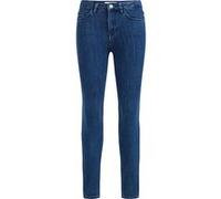We Fashion Dames High Rise Skinny Jeans Met Stretch - Curve Dark Blue Taille: 40/32 | Pantalons slim Outlet | Femme | Bleu