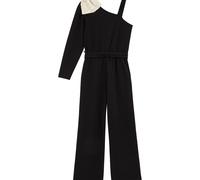 WE Fashion Ensemble beige / noir, Taille 152