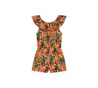 WE Fashion Ensemble vert clair / orange / corail / noir, Taille 122-128