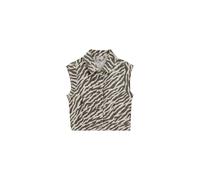 WE Fashion Gilet beige / gris foncé, Taille 98-104