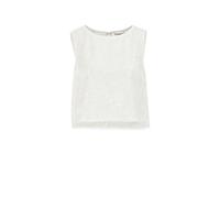 WE Fashion Haut argent / blanc, Taille XXL