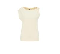 WE Fashion Haut jaune clair / or, Taille XXL