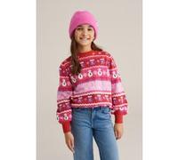 We Fashion Knitted Pullover Bright Pink Taille: 98/104 | Pulls Outlet | kids | Rose