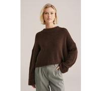 We Fashion Knitted Pullover Dark Brown Taille: L | Pulls en Maille Outlet | Femme | Marron